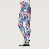 Küstentropisches Hibiskus-Muster (6) Leggings (Links)