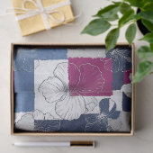 Küstentropisches Hibiskus-Muster (6) Seidenpapier (Geschenk)