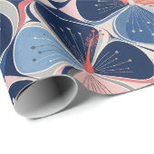 Küstentropisches Hibiskus-Muster (7) Geschenkpapier (Rolleneckpunkt)