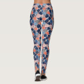 Küstentropisches Hibiskus-Muster (7) Leggings (Rückseite)
