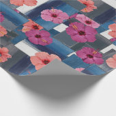 Küstentropisches Hibiskus-Muster (9) Geschenkpapier (Ecke)