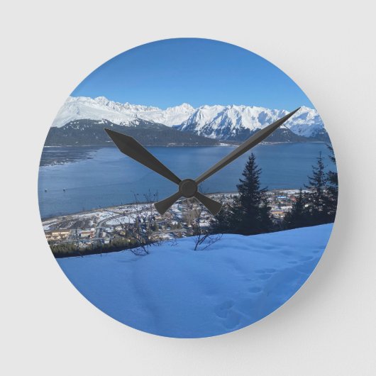 Küstenüberblick Wintermauer Uhr (Vorderseite)
