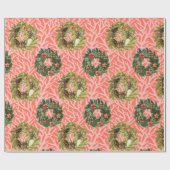 Küstenurlaub Tropische Insel Wreaths Geschenkpapier (Flach)