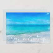 KÜSTENURLAUBSKARTE | Weihnachten in Tropical Beach (Vorne/Hinten)