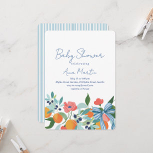 Küstenvibes Baby Shower Einladung