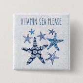 Küstenvitamin-Meer der kunst-| bitte Button (Vorderseite)