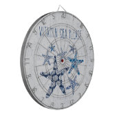 Küstenvitamin-Meer der kunst-| bitte Dartscheibe (Vorderseite Links)