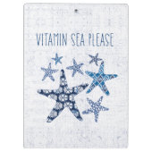 Küstenvitamin-Meer der kunst-| bitte Klemmbrett (Rückseite)