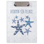 Küstenvitamin-Meer der kunst-| bitte Klemmbrett (Vorderseite)