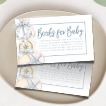 Küstenvorbereitung Blau Baby Shower Bücher für Bab
