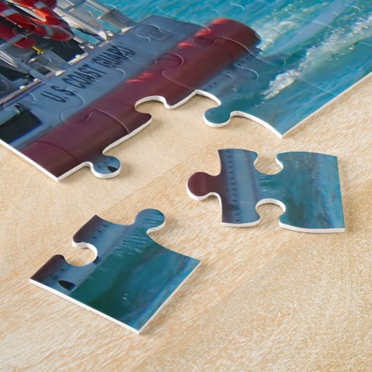 Küstenwachboot. Jigsaw Puzzle (Seite)