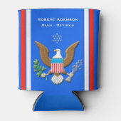 Küstenwachdienst personalisiert dosenkühler (Vorderseite)