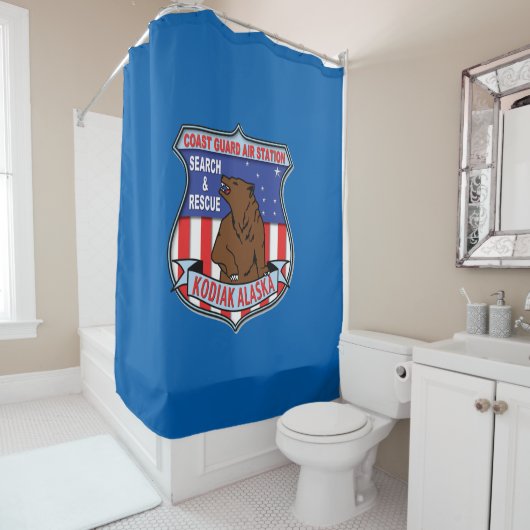 Küstenwache Air Station Kodiak Duschvorhang (Beispiel)