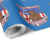 Küstenwache Air Station Kodiak Geschenkpapier (Rolleneckpunkt)