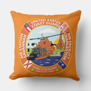 Küstenwache Air Station Savannah Kissen