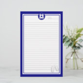 Küstenwache-Anker Briefpapier (Stehend Vorderseite)