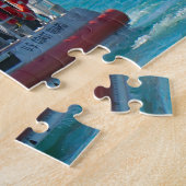 Küstenwache-Boot. Puzzle (Seite)