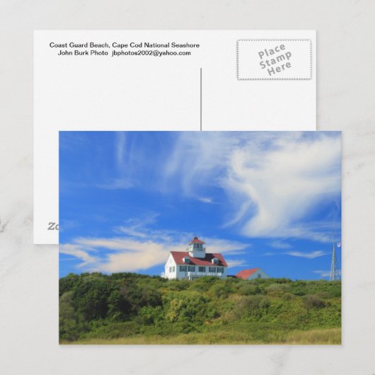 Küstenwache Cape Cod National Seashore Postkarte (Vorne/Hinten)