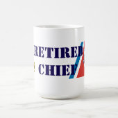 Küstenwache Chef im Ruhestand Kaffeetasse (Mittel)