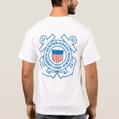 Küstenwache Chef im Ruhestand T-Shirt (Rückseite)