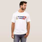 Küstenwache Chef im Ruhestand T-Shirt (Vorne ganz)