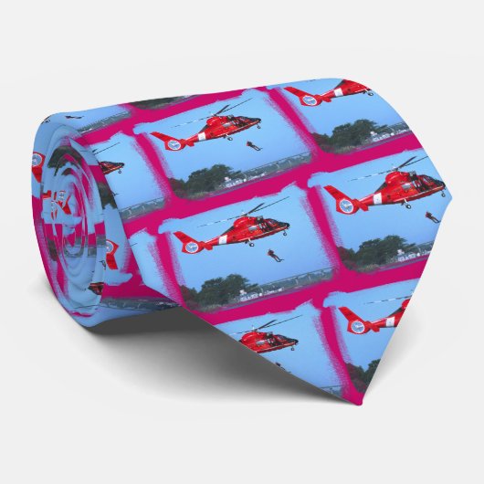 Küstenwache-Chopper-Krawatte Krawatte (Gerollt)