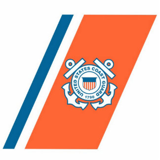 Küstenwache, die Streifen-Skulptur läuft Freistehende Fotoskulptur