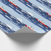 Küstenwache-Eisbrecher-Packpapier Geschenkpapier (Ecke)