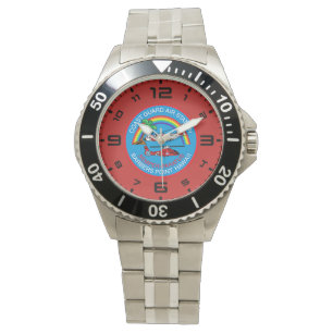 Küstenwache-Flughafen-Friseur-Punkt Hawaii Armbanduhr