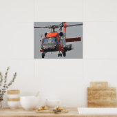 Küstenwache HH-60 Jayhawk Hubschrauber Poster (Küche)