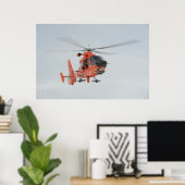 Küstenwache HH-65 Dolphin Hubschrauber Poster (Heimbüro)