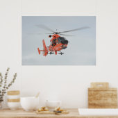 Küstenwache HH-65 Dolphin Hubschrauber Poster (Küche)