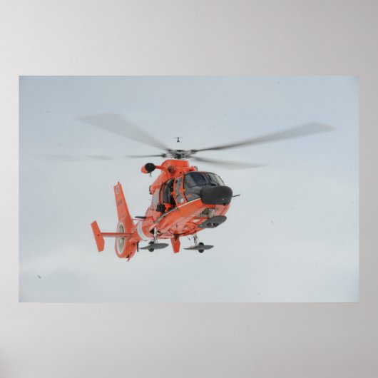 Küstenwache HH-65 Dolphin Hubschrauber Poster (Vorne)