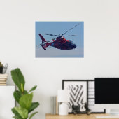 Küstenwache HH-65B Dolphin Hubschrauber Poster (Heimbüro)