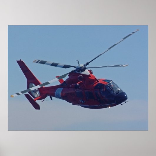 Küstenwache HH-65B Dolphin Hubschrauber Poster (Vorne)