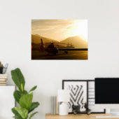 Küstenwache HH-65C Dolphin Hubschrauber Poster (Heimbüro)