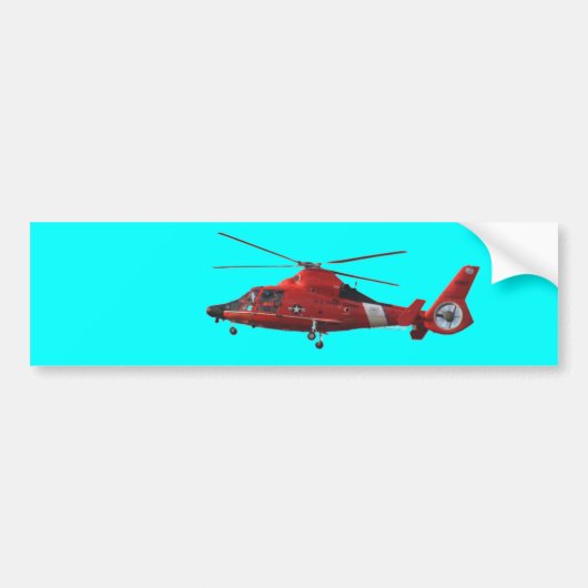 KÜSTENWACHE-HUBSCHRAUBER AUTOAUFKLEBER (Vorne)