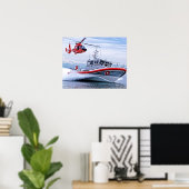 Küstenwache in Aktion II Poster (Heimbüro)