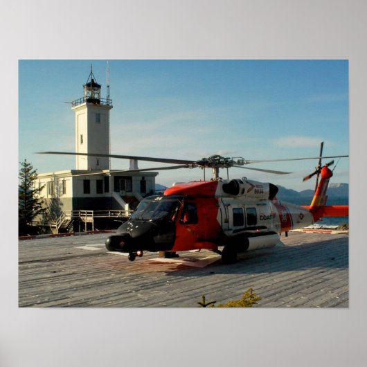 Küstenwache MH-60 Jayhawk Hubschrauber Poster (Vorne)