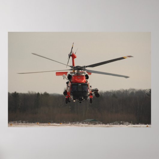 Küstenwache MH-60 Jayhawk Hubschrauber Poster (Vorne)
