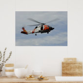 Küstenwache MH-60 Jayhawk Hubschrauber Poster (Küche)