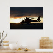 Küstenwache MH-65 Dolphin-Hubschrauber Poster (Küche)