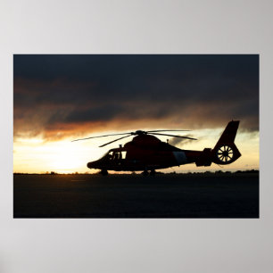 Küstenwache MH-65 Dolphin-Hubschrauber Poster
