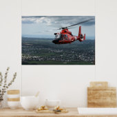 Küstenwache MH-65 Dolphin-Hubschrauber Poster (Küche)