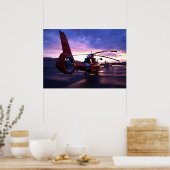 Küstenwache MH-65 Mako-Hubschrauber Poster (Küche)