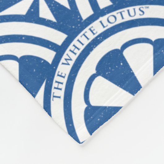 Küstenwache-Muster - Der weiße Lotus Fleecedecke (Ecke)