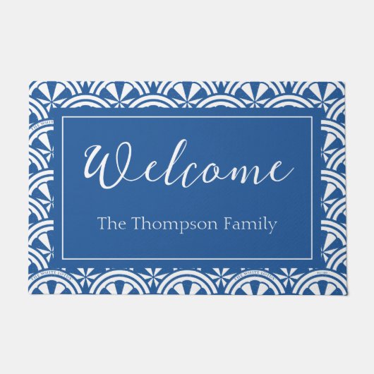 Küstenwache-Muster - Der weiße Lotus Fußmatte (Vorderseite)