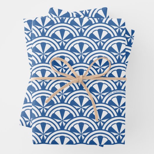 Küstenwache-Muster - Der weiße Lotus Geschenkpapier Set (Beispiel)