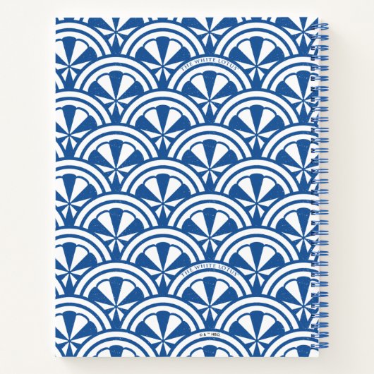 Küstenwache-Muster - Der weiße Lotus Notizblock (Rückseite)