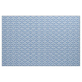 Küstenwache-Muster - Der weiße Lotus Stoff (Yard (91,4 cm))